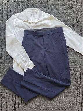 Calvin Klein Boys Button Down And Dress Pants (sz:14)